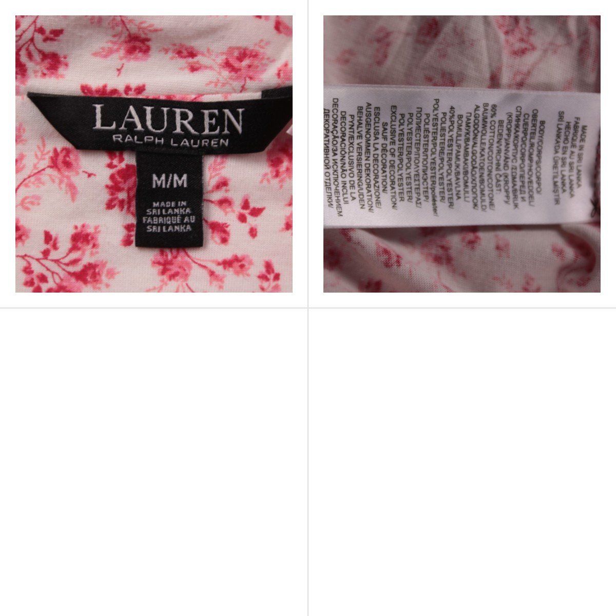 пижамная рубашка Lauren Ralph Lauren