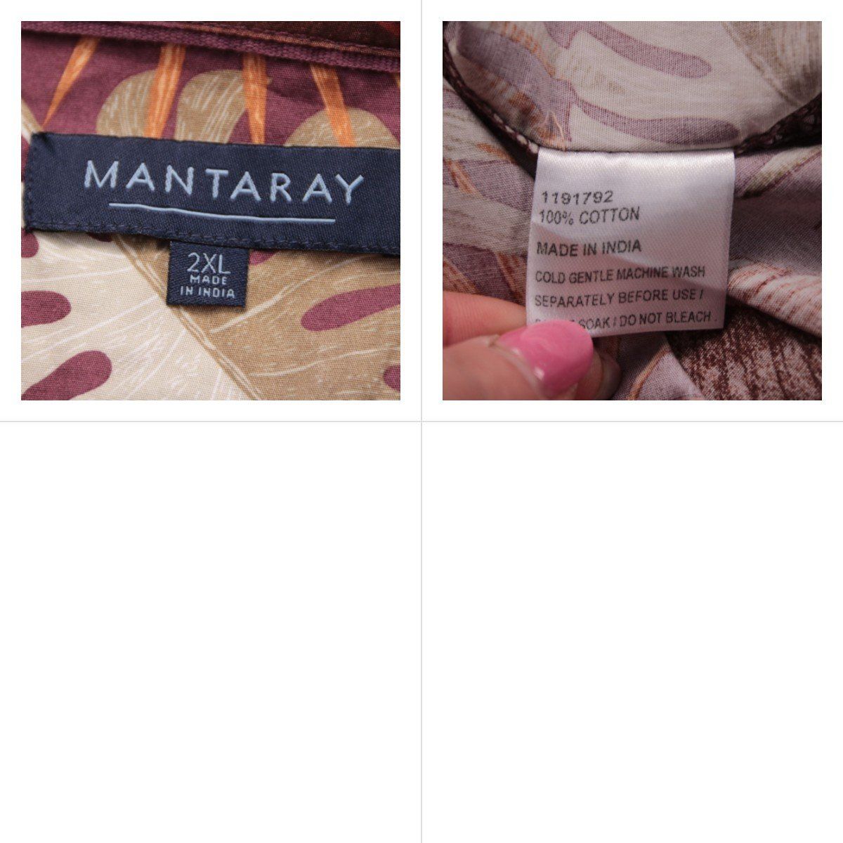 рубашка Mantaray