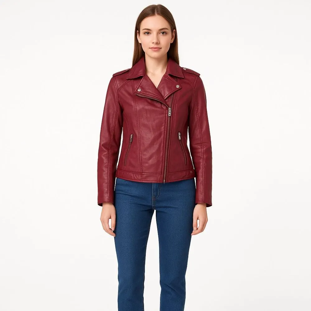 кожаная куртка Jean Pascale